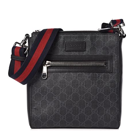 gucci supreme bag messanger|gg black small messenger bag.